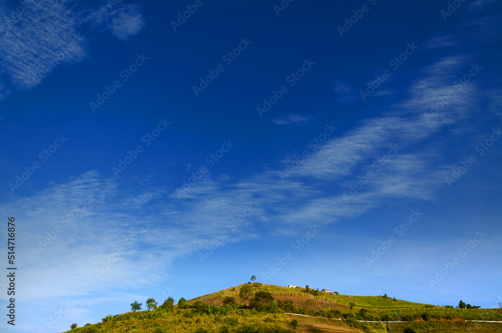 Beautiful cloud  view landscape at mountain Northern Thailand