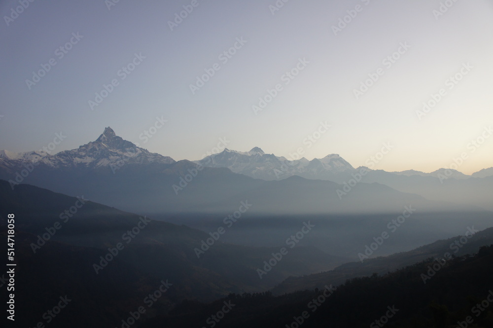 ネパール ダンプス ヒマラヤ山脈
Nepal Dhampus Himalayan