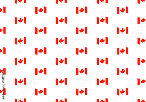 Canada flag pattern