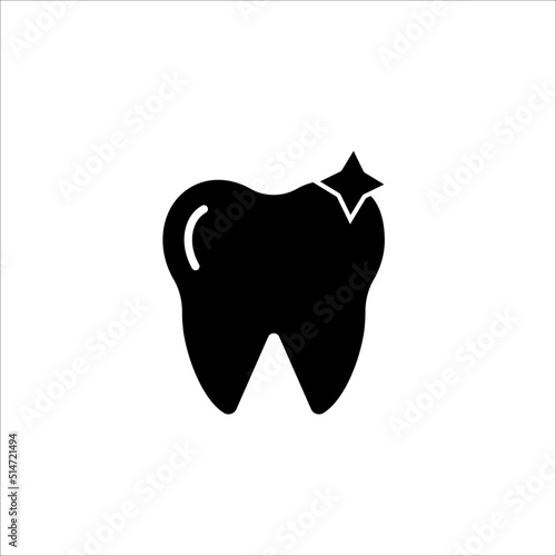  Teeth icon in vector. Logotype