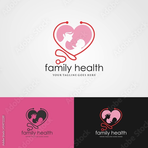 Midwife Association Logo Design Vector
