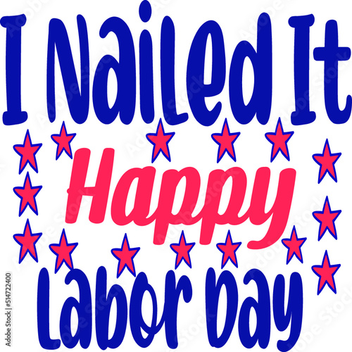 Labor Day SVG T-Shirt Design
