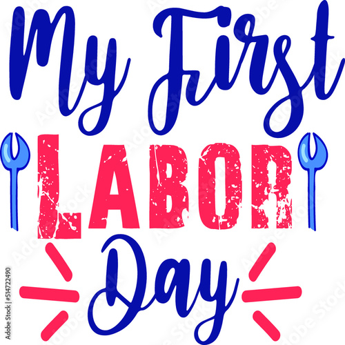 Labor Day SVG T-Shirt Design
