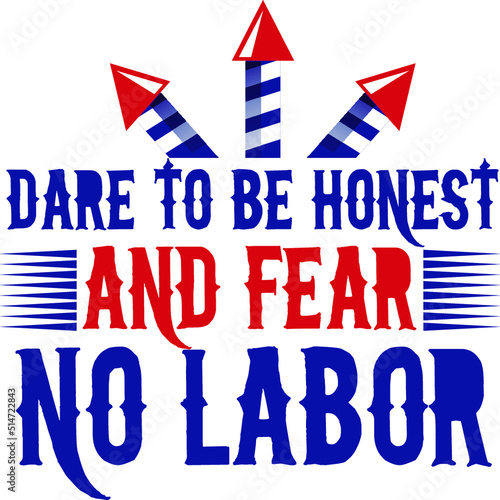 Labor Day SVG T-Shirt Design
