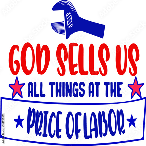 Labor Day SVG T-Shirt Design
