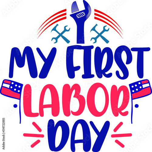 Labor Day SVG T-Shirt Design
