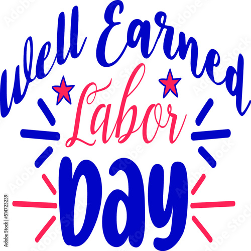 Labor Day SVG T-Shirt Design
