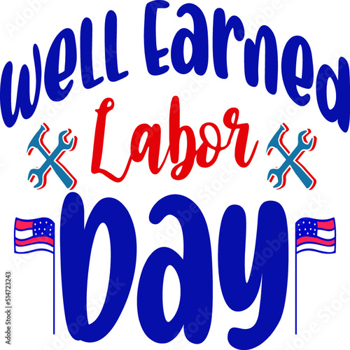 Labor Day SVG T-Shirt Design
