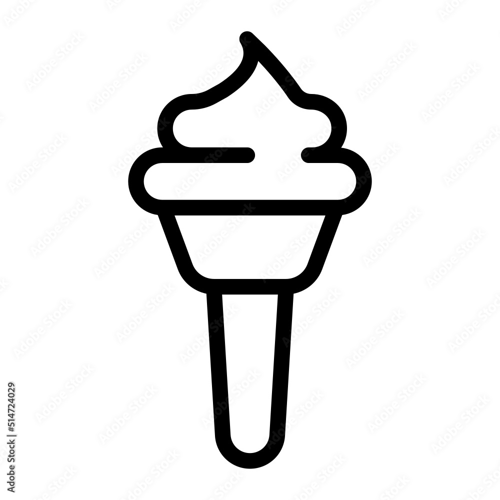 Ice Cream line icon Ice Cream line icon