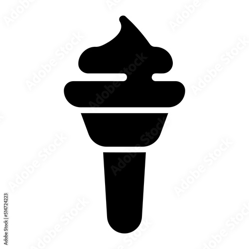 Ice Cream glyph icon