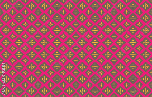 Abstract geometric and tribal patterns, usage design local fabric patterns, Design inspired by indigenous tribes. geometric Vector illustration
