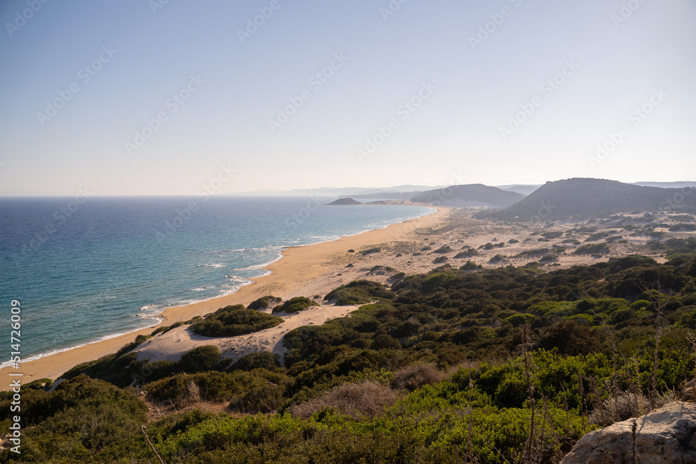 Golden Beach on the Karpas Peninsula, Cyprus, Northern Cyprus