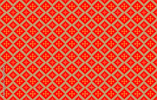 Abstract geometric and tribal patterns, usage design local fabric patterns, Design inspired by indigenous tribes. geometric Vector illustration
