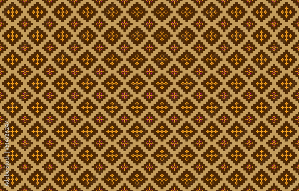 Abstract geometric and tribal patterns, usage design local fabric patterns, Design inspired by indigenous tribes. geometric Vector illustration Abstract geometric and tribal patterns, usage design local fabric patterns, Design inspired by indigenous tribes. geometric Vector illustration