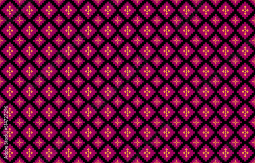 Abstract geometric and tribal patterns, usage design local fabric patterns, Design inspired by indigenous tribes. geometric Vector illustration