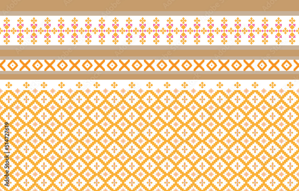 Abstract geometric and tribal patterns, usage design local fabric patterns, Design inspired by indigenous tribes. geometric Vector illustration Abstract geometric and tribal patterns, usage design local fabric patterns, Design inspired by indigenous tribes. geometric Vector illustration