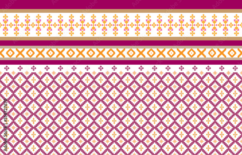 Abstract geometric and tribal patterns, usage design local fabric patterns, Design inspired by indigenous tribes. geometric Vector illustration Abstract geometric and tribal patterns, usage design local fabric patterns, Design inspired by indigenous tribes. geometric Vector illustration