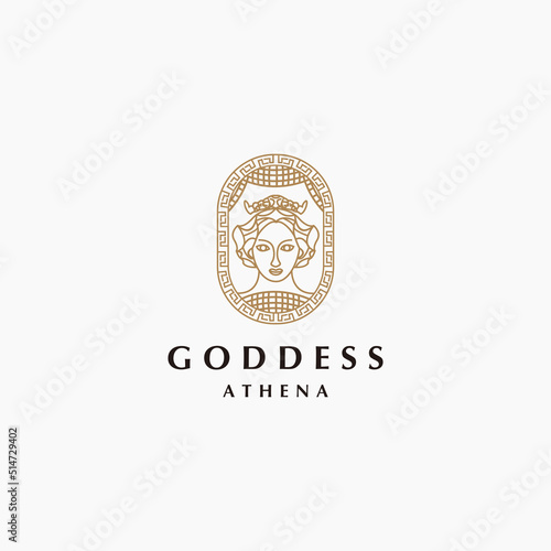 Goddess logo icon design vector  photo