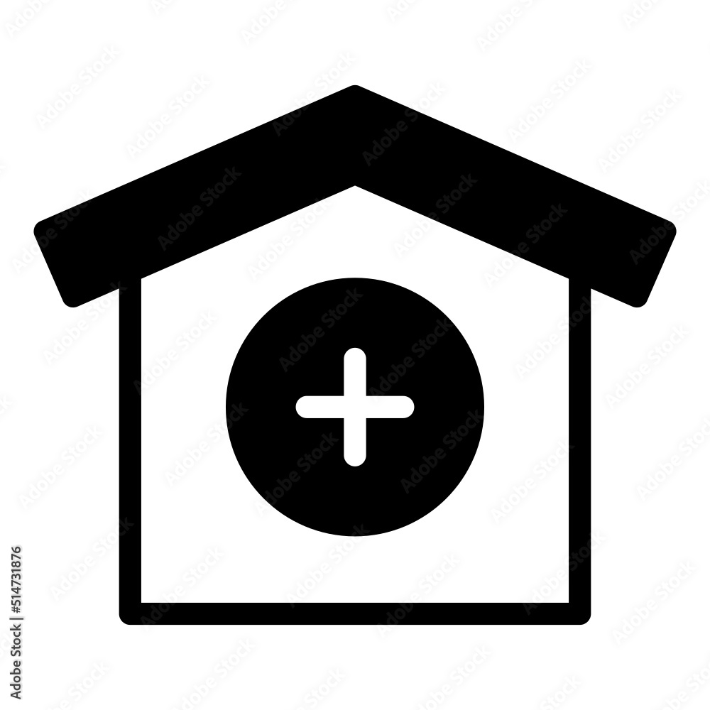 Obraz premium hospital icon