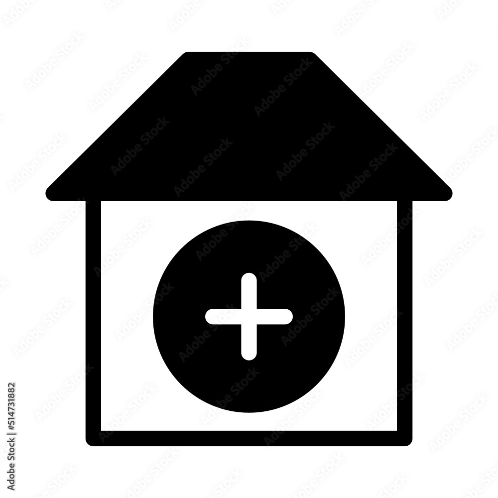 Fototapeta premium hospital icon