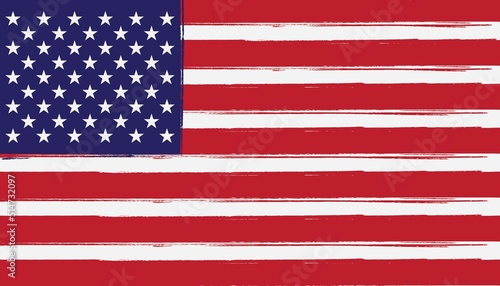 American flag illustration