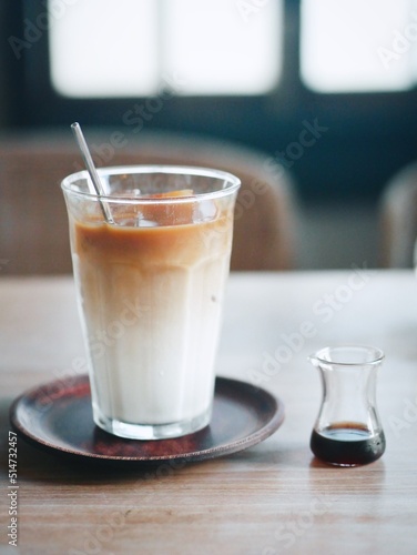 glass of latte