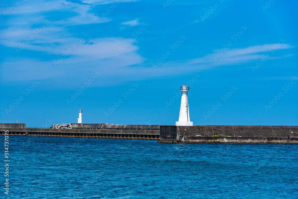 波切漁港の灯台