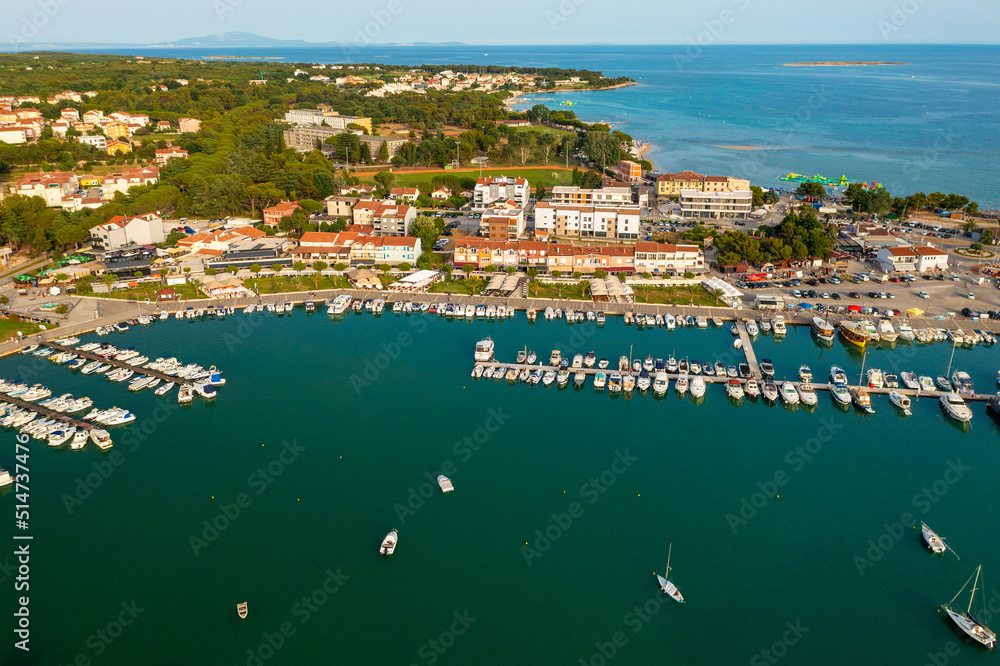 Aerial view of Medulin town in Istra, Croatia