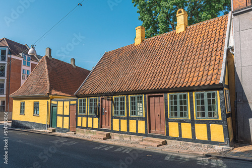 Hans Christian Andersen childhood home in the city of Odense, Denmark, Europe photo