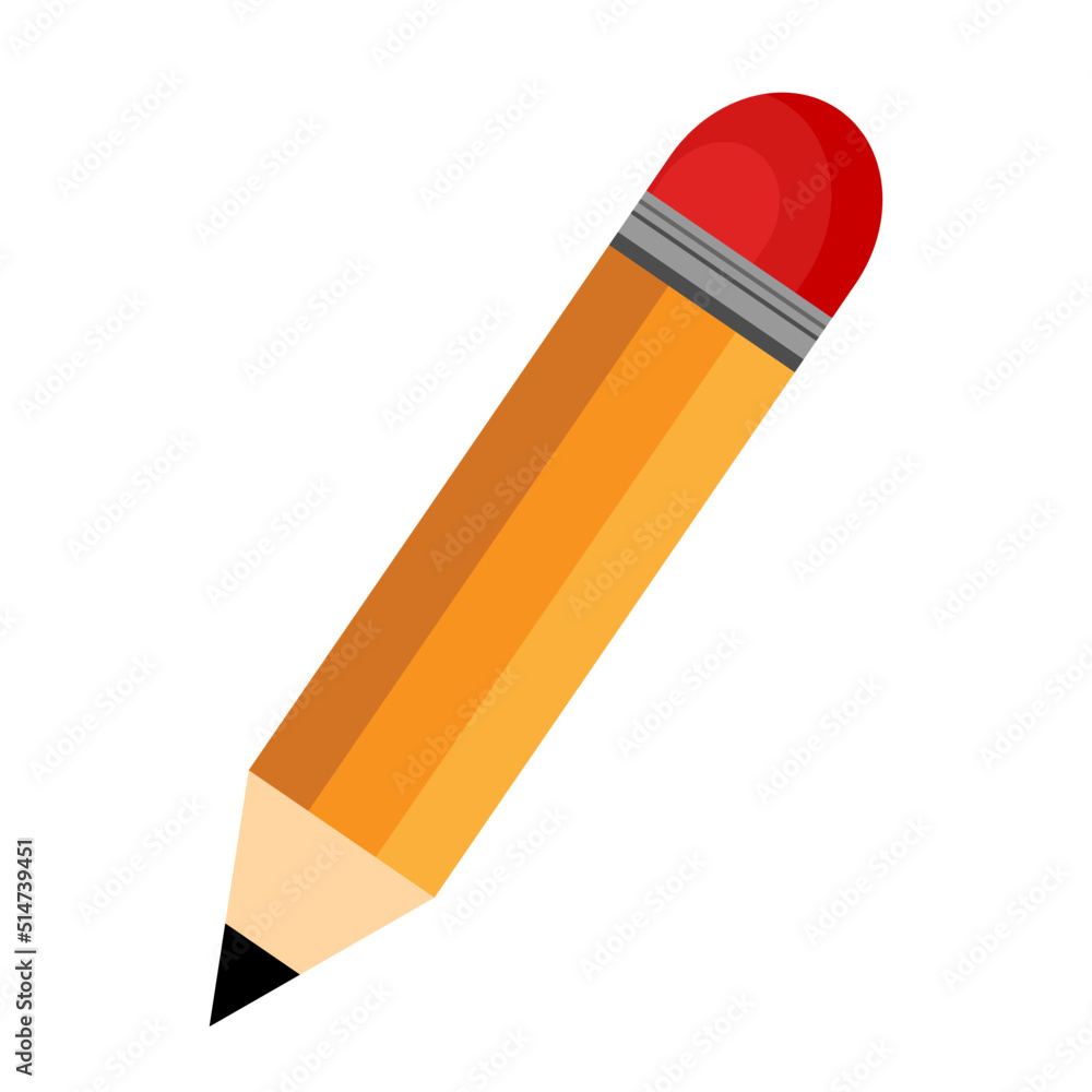 pencil with eraser pencil with eraser