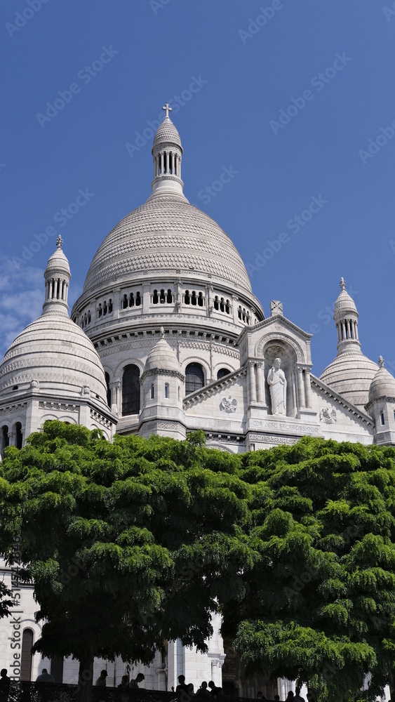 Sacre-Coeur Cathedral in Paris during the day