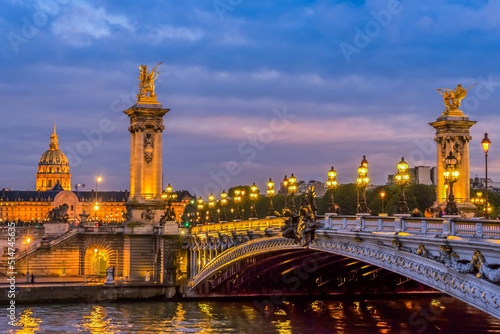 Bridge of Alexandre III  Paris  France