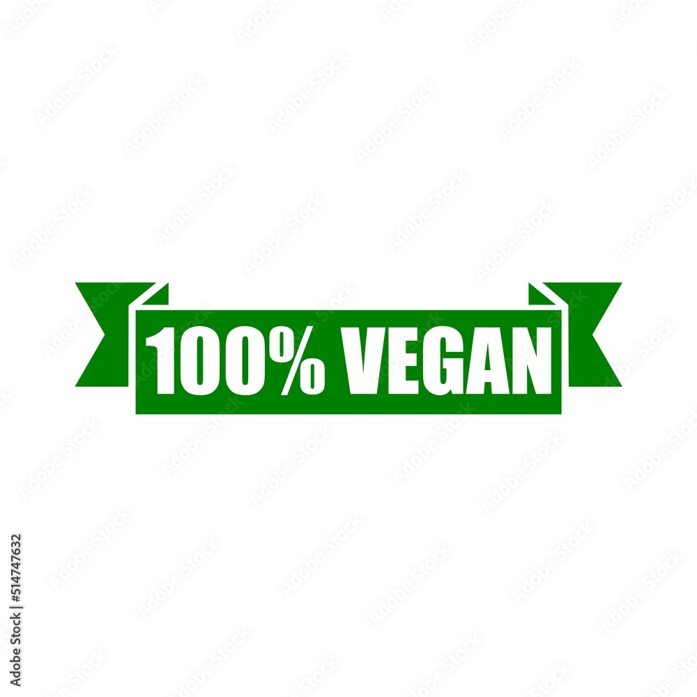 100 percent vegan icon isolated on white background 100 percent vegan icon isolated on white background