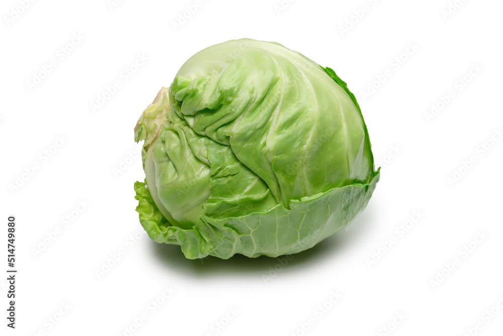 Cabbage isolated on white background. Cabbage isolated on white background.