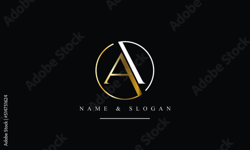 AA, A abstract letters logo monogram