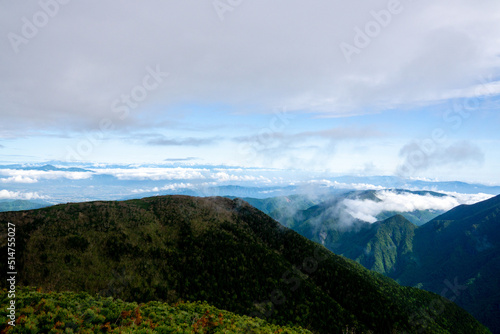 仙丈ヶ岳から望む中央アルプス © Nao