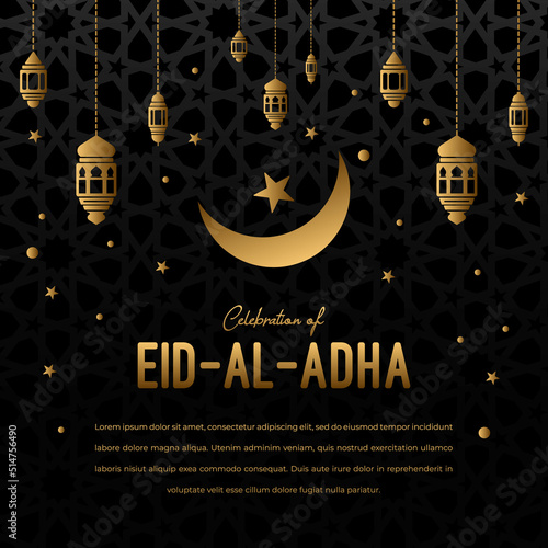 Eid Al Adha Celebration Festival Vector Illustration