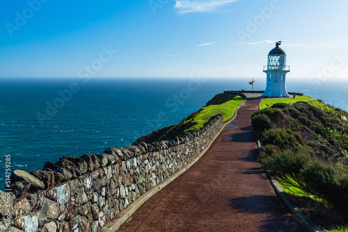 ニュージーランド　ノースランド地方の最北端にあるケープ・レインガの灯台 photo