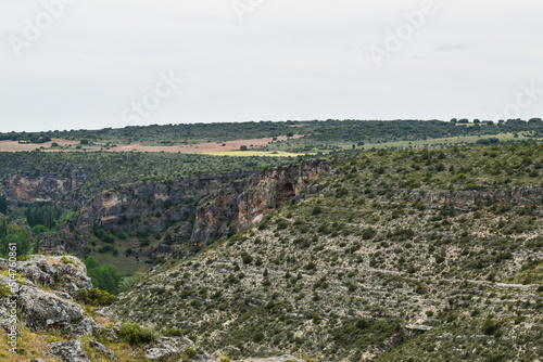 aerial view of the mountains in Cuenca, Spain