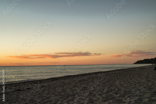 sunset on the beach © Sven