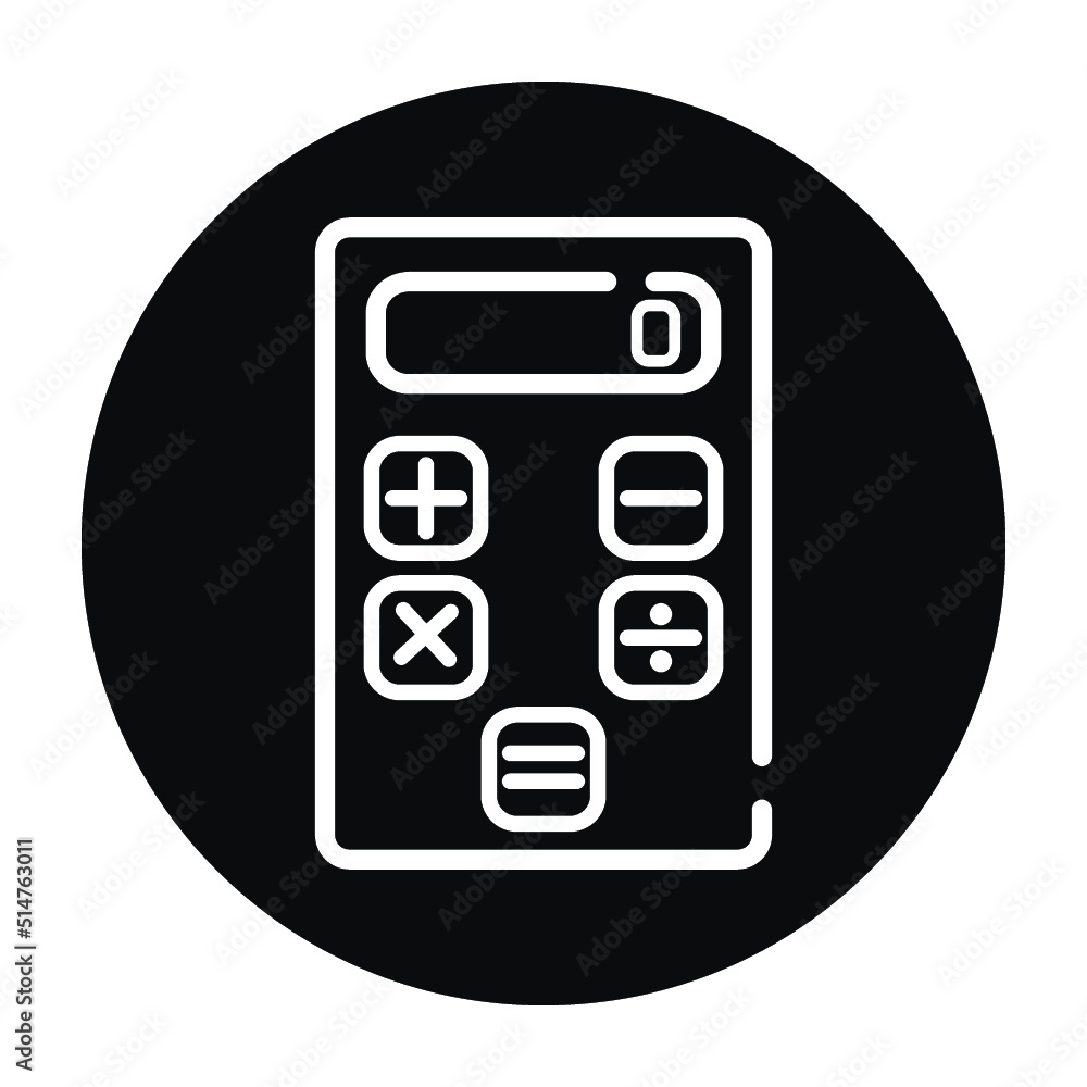 Calculator, vector icon illustration Calculator, vector icon illustration