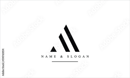 AA, A abstract letters logo monogram