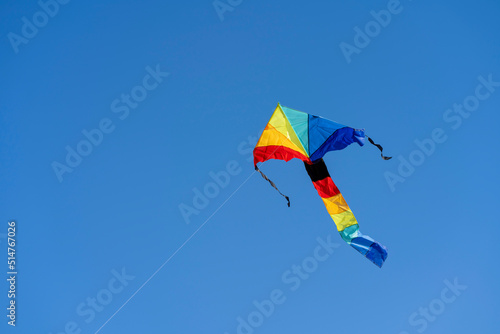 rainbow colored kite