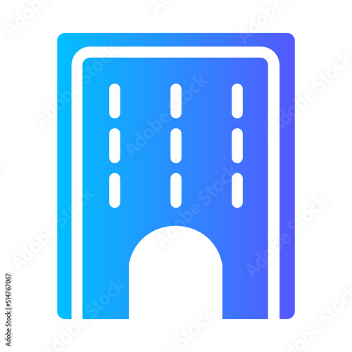 Flat Gradien gradient icon photo