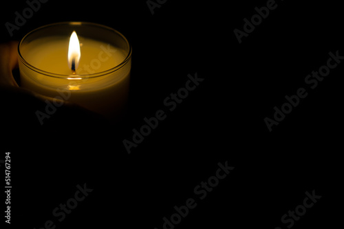 aroma lighting,candle glass,romantic and relax,copy space