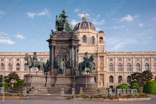 Beautiful Maria-Theresien-Platz square and History Museum, Vienna, Austria