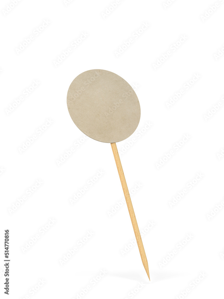 Blank decorative toothpick topper for cake and other food Blank decorative toothpick topper for cake and other food