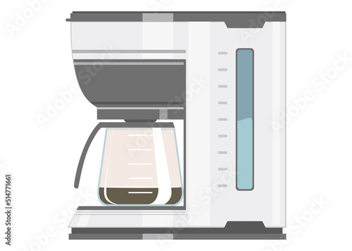 コーヒーメーカーのイラスト