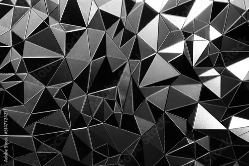 Muster: Dreiecke in schwarz-weiß