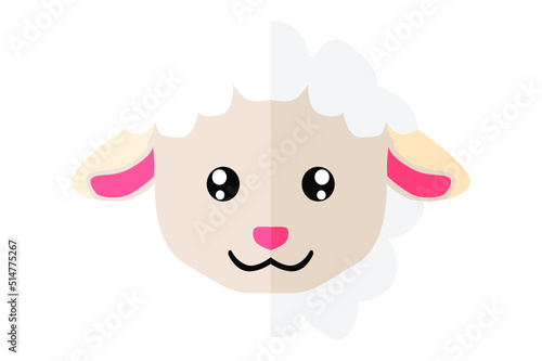adorable Sheep head